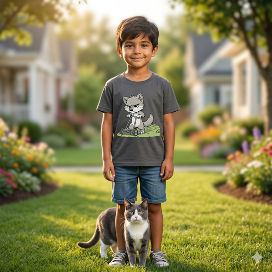 Grumpy Wolf Kid—Mow the Lawn
