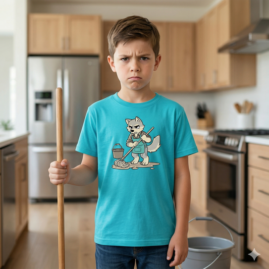 Grumpy Wolf Kid— Mop