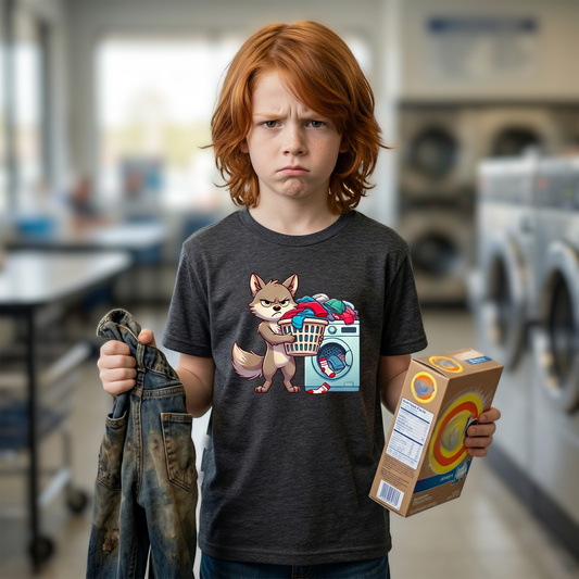 Grumpy Wolf Kid-Laundry