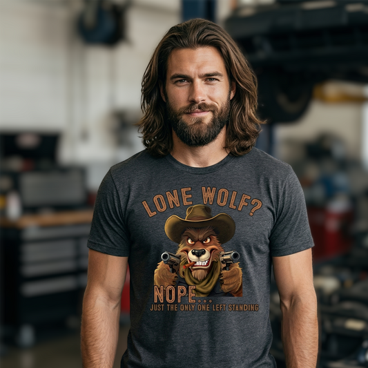 Lone Wolf? Nope — Wolf Graphic Tee
