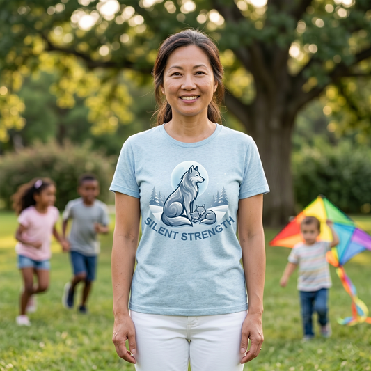Silent Strength Mother Wolf Tee