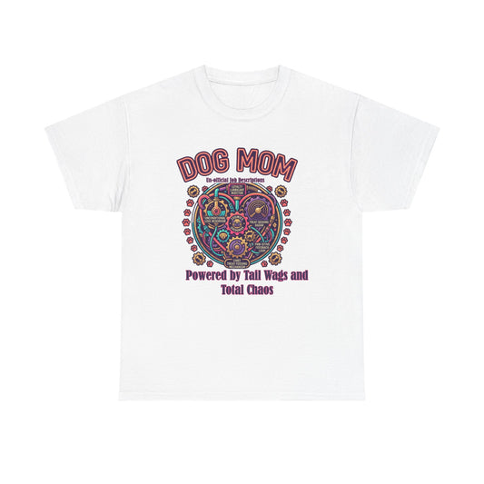 Dog Mom T-Shirt —Colorful Heart Pet Mom