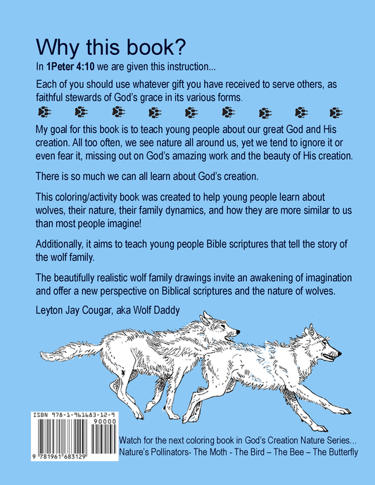 THE WOLF FAMILY A Christian educational coloring book