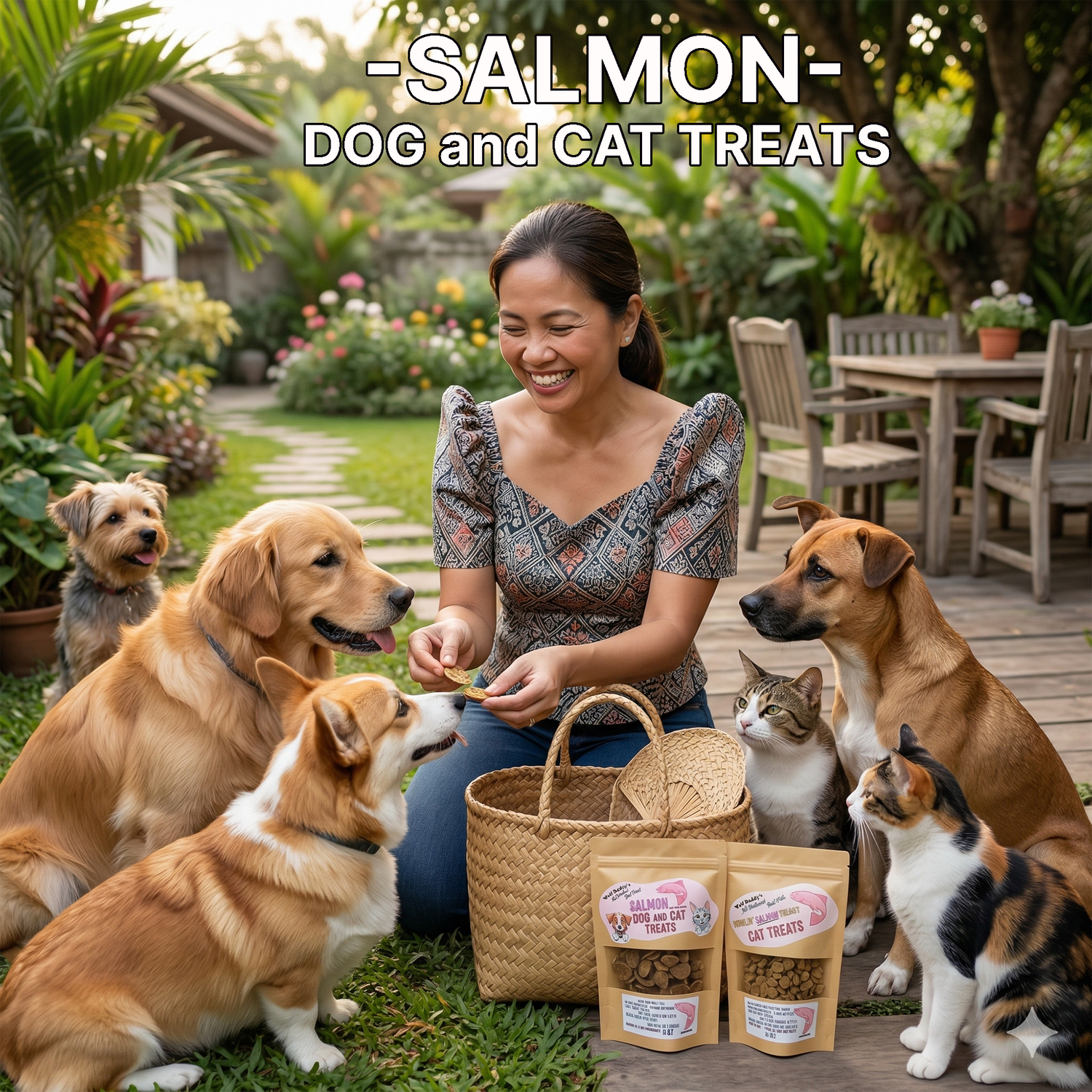 SALMON DOG and CAT TREATS