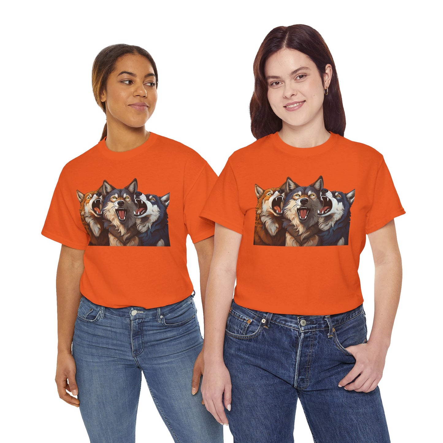 SINGING TRIO of WOLVES - T SHIRT