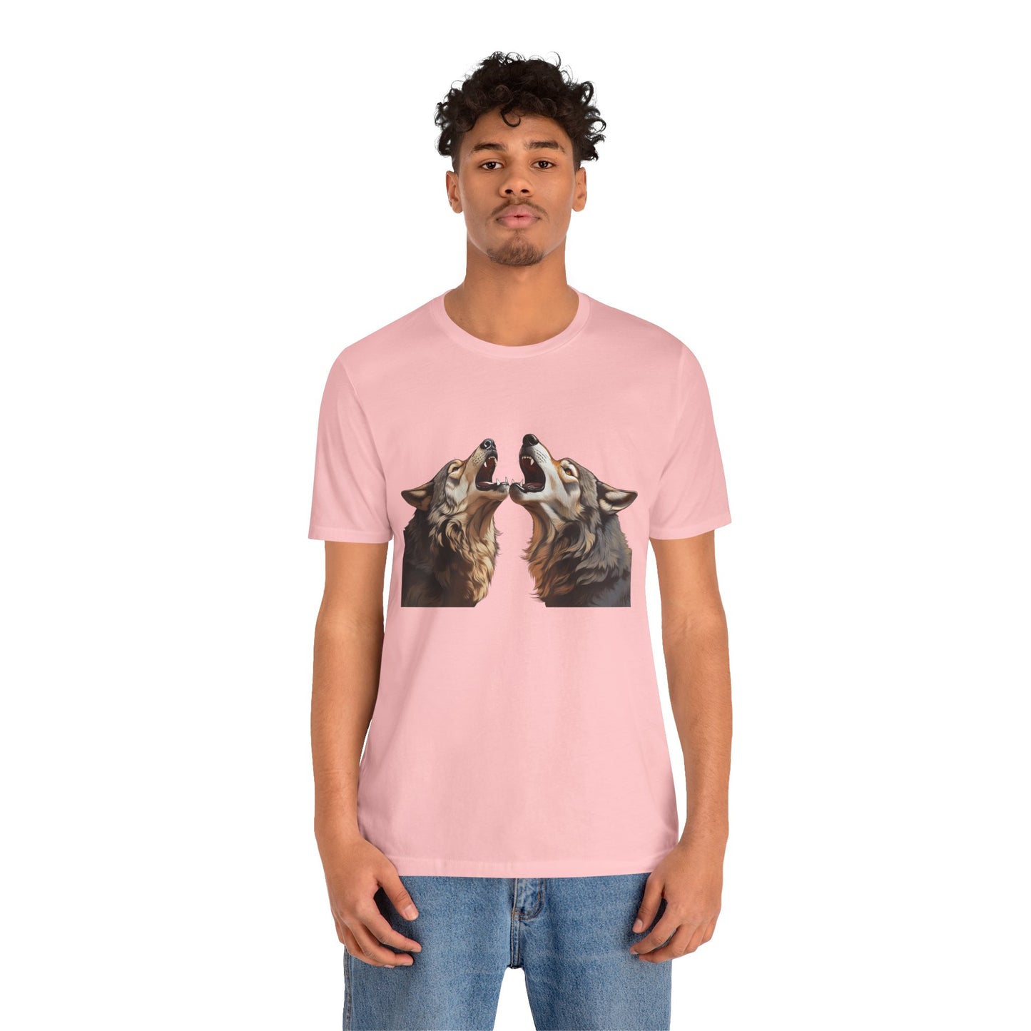 Dualing Wolf Howls - T‑Shirt