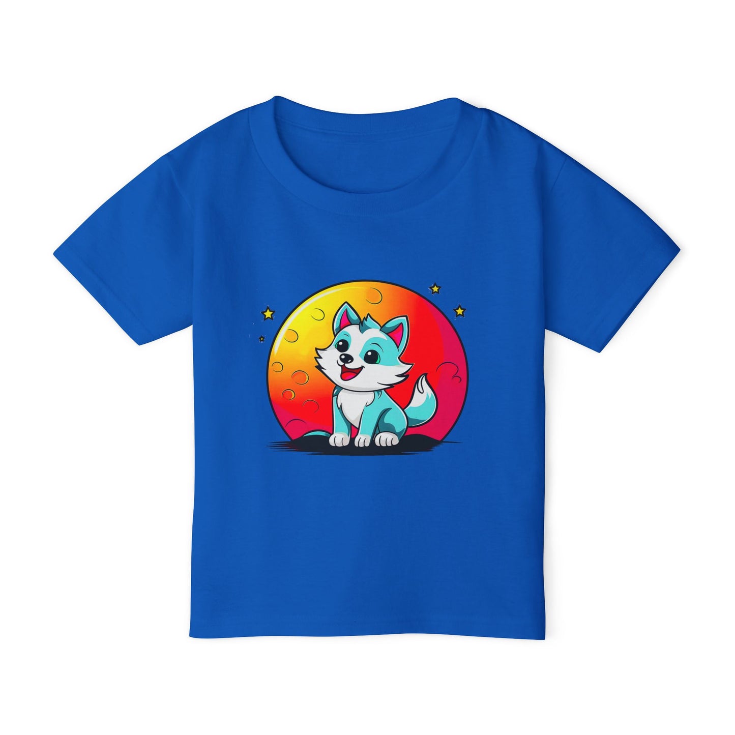 Wolf Pup Full Moon - Toddler T-Shirt