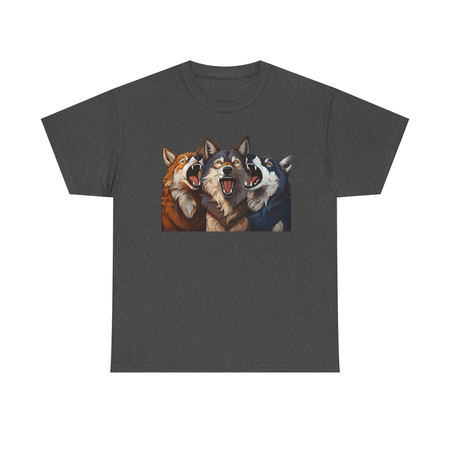 SINGING TRIO of WOLVES - T SHIRT