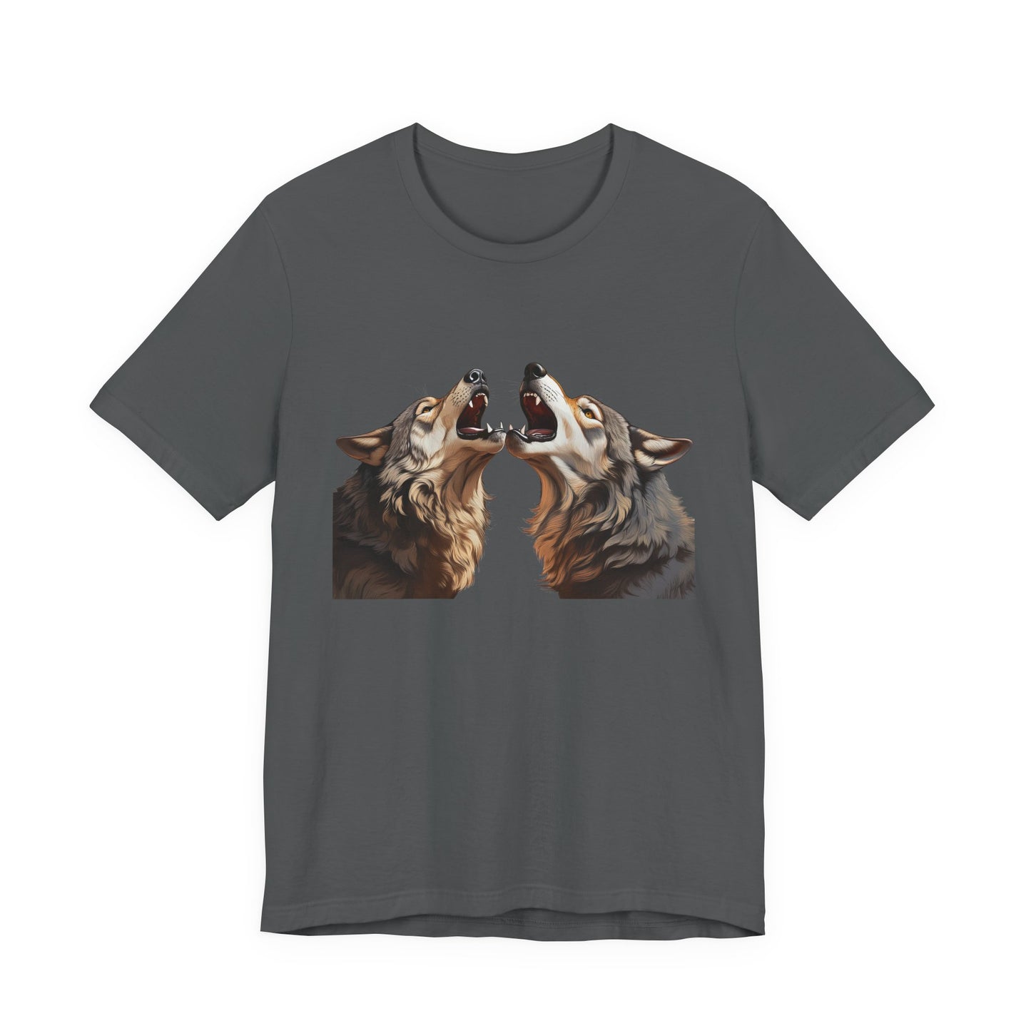 Dualing Wolf Howls - T‑Shirt