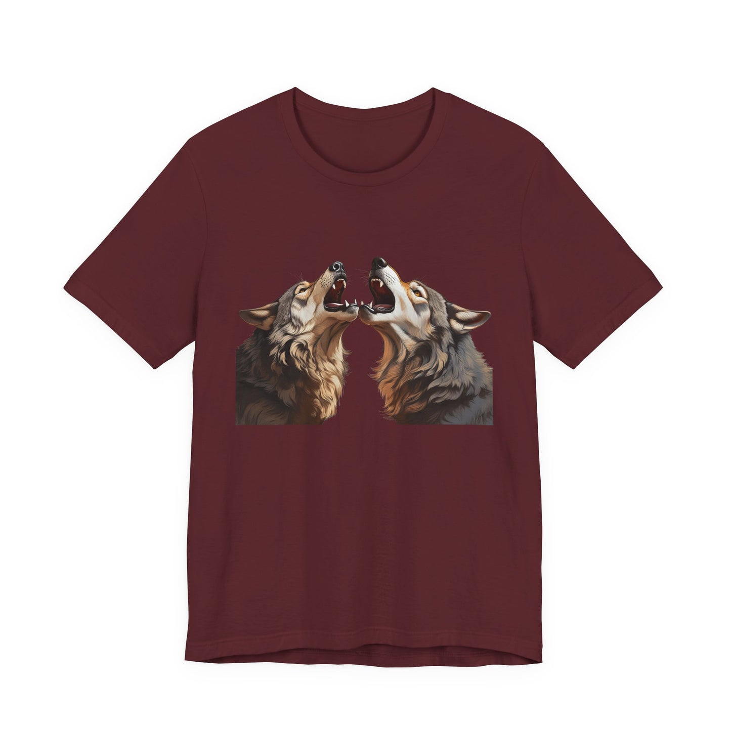 Dualing Wolf Howls - T‑Shirt