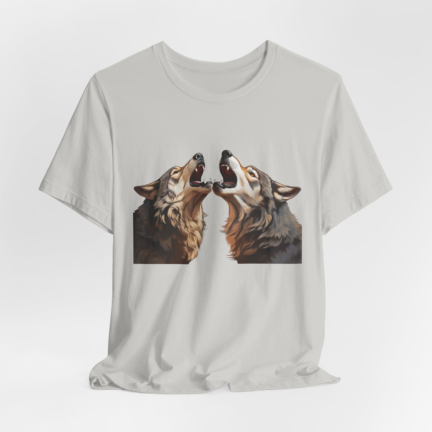 Dualing Wolf Howls - T‑Shirt