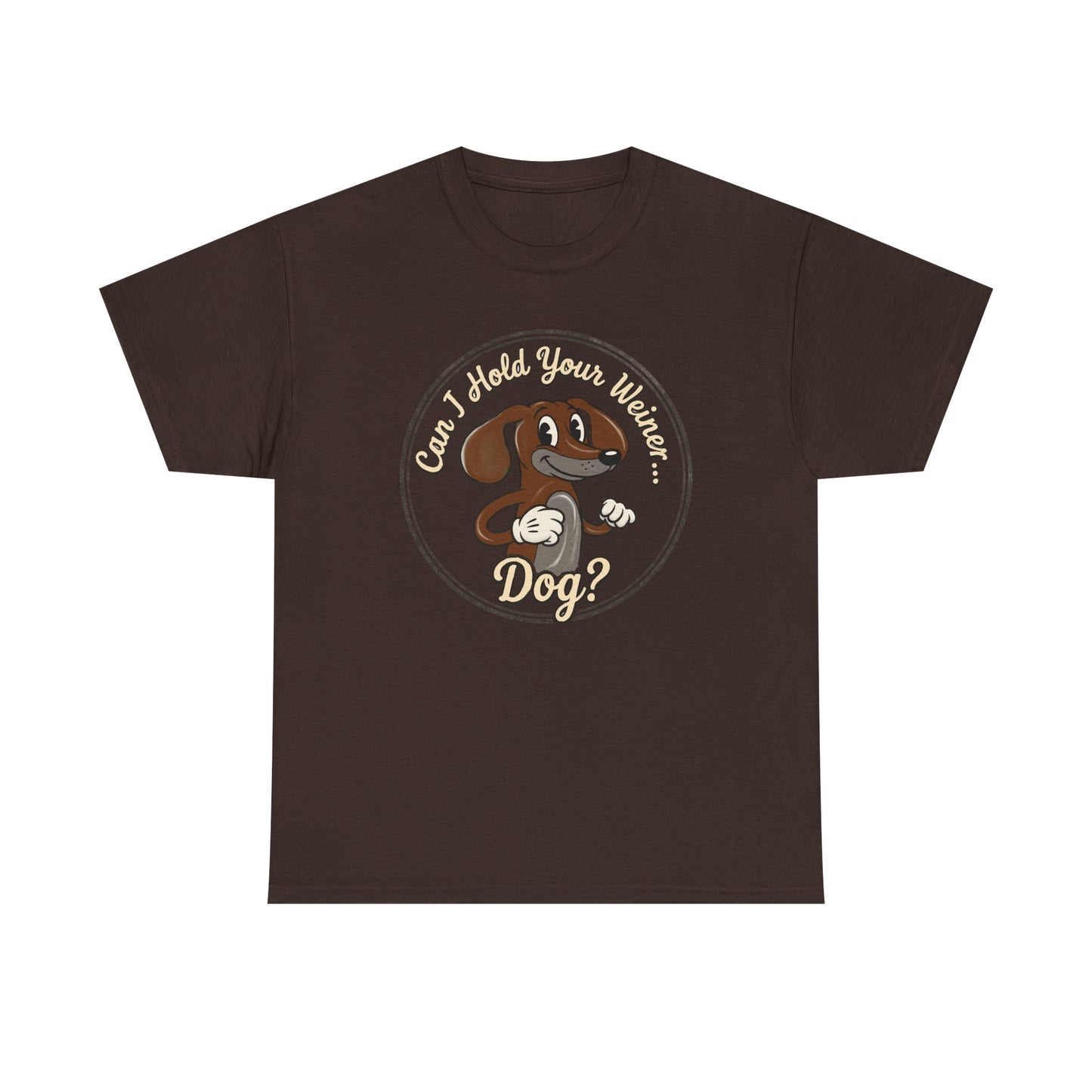 Vintage Cartoon  Weiner Dog T