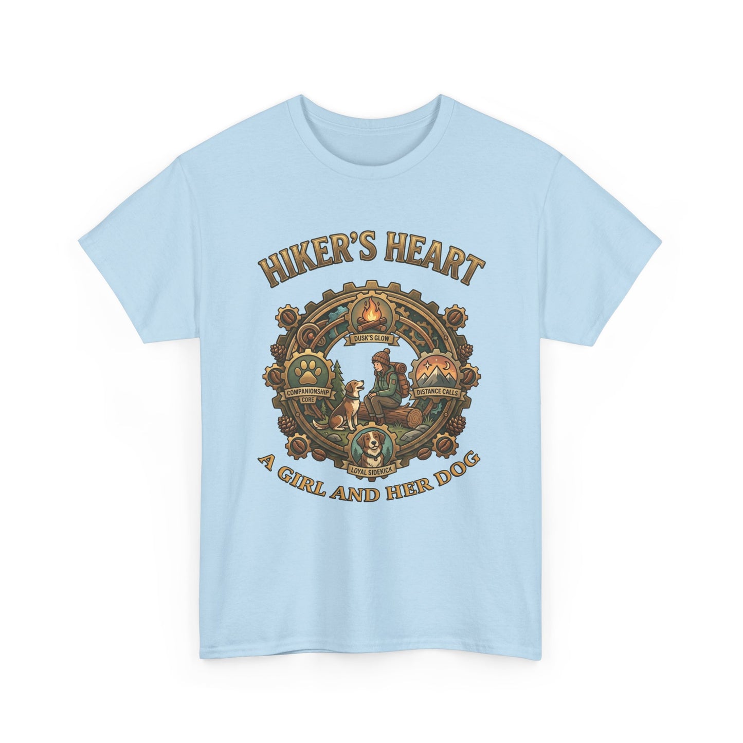 Hiker's Heart  — "A Girl and Her Dog" Vintage Outdoor Tee