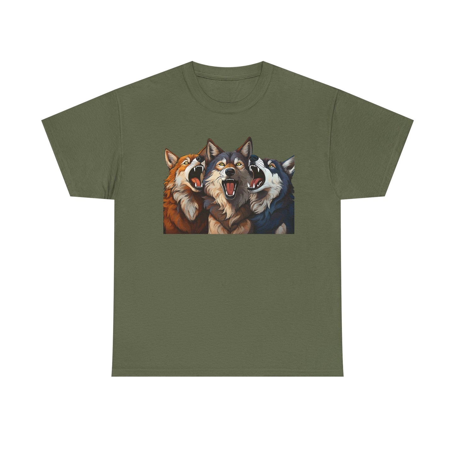 SINGING TRIO of WOLVES - T SHIRT