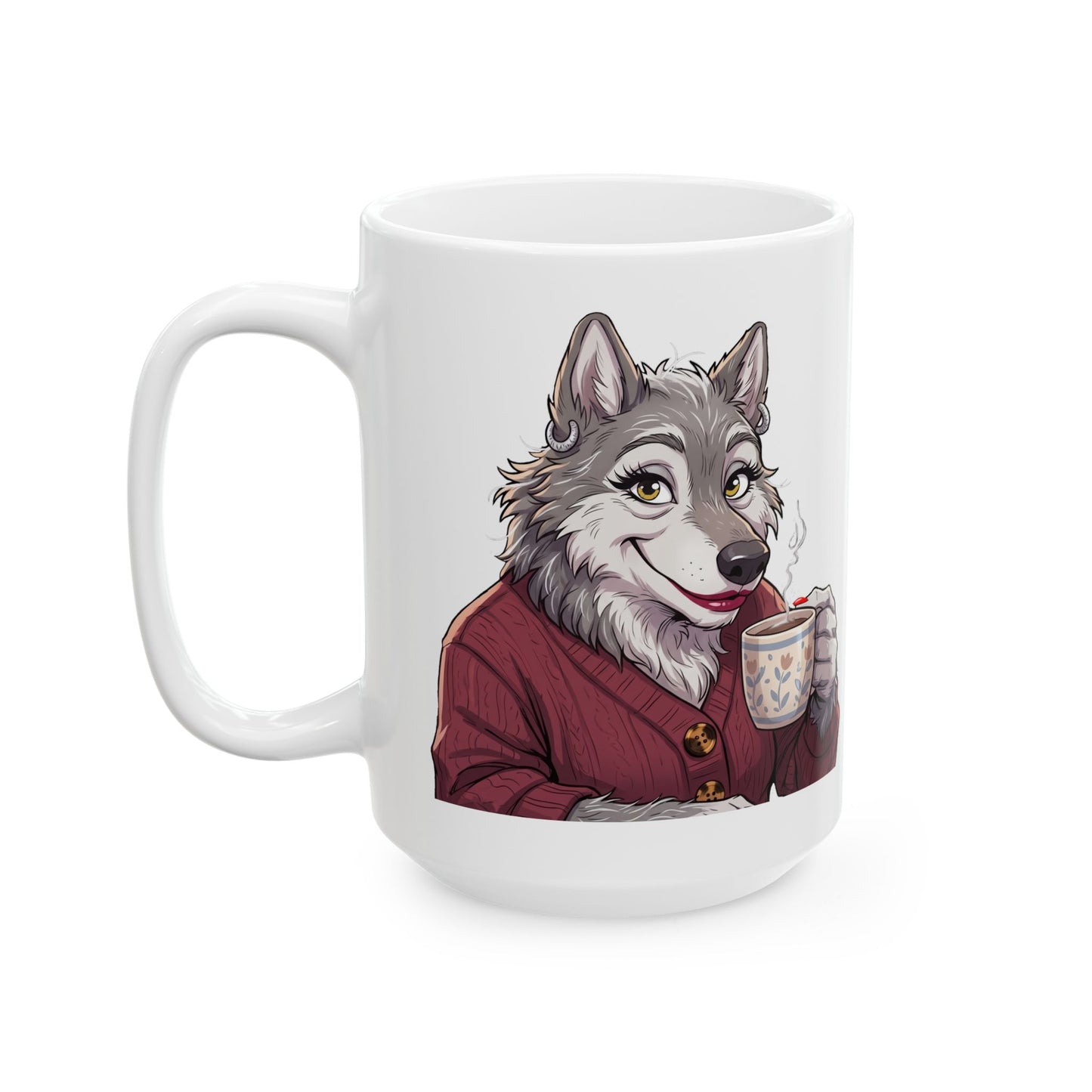 Wolf Lady  - Coffee Mug (15oz)