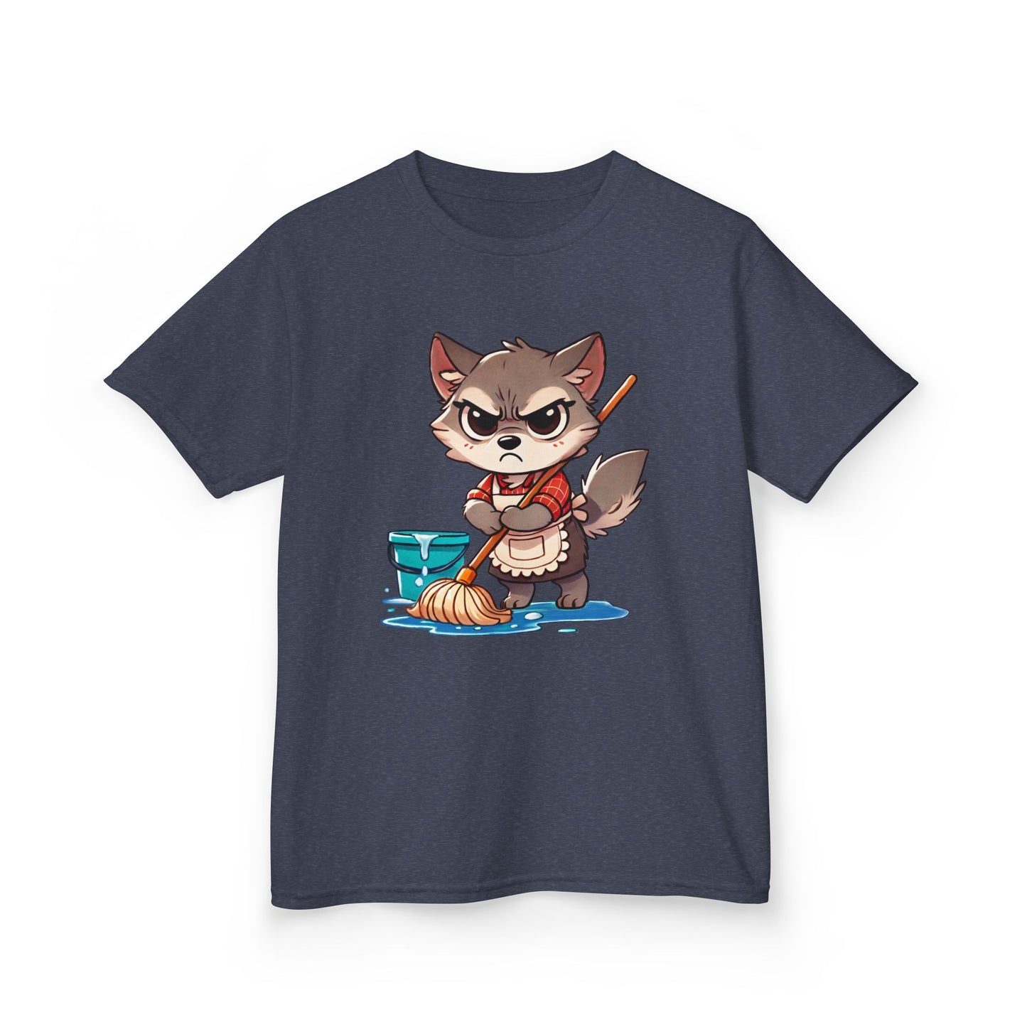 Grumpy Wolf Kid—Mop the Floor