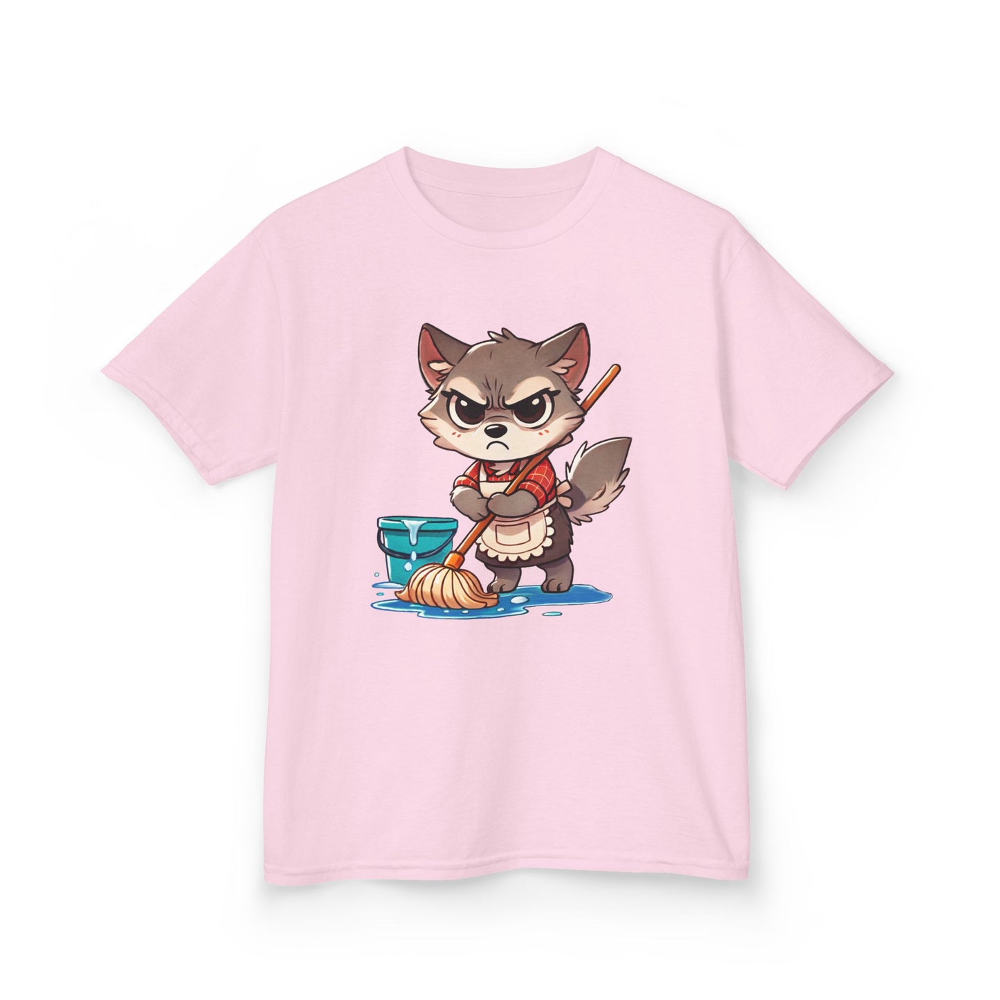 Grumpy Wolf Kid—Mop the Floor