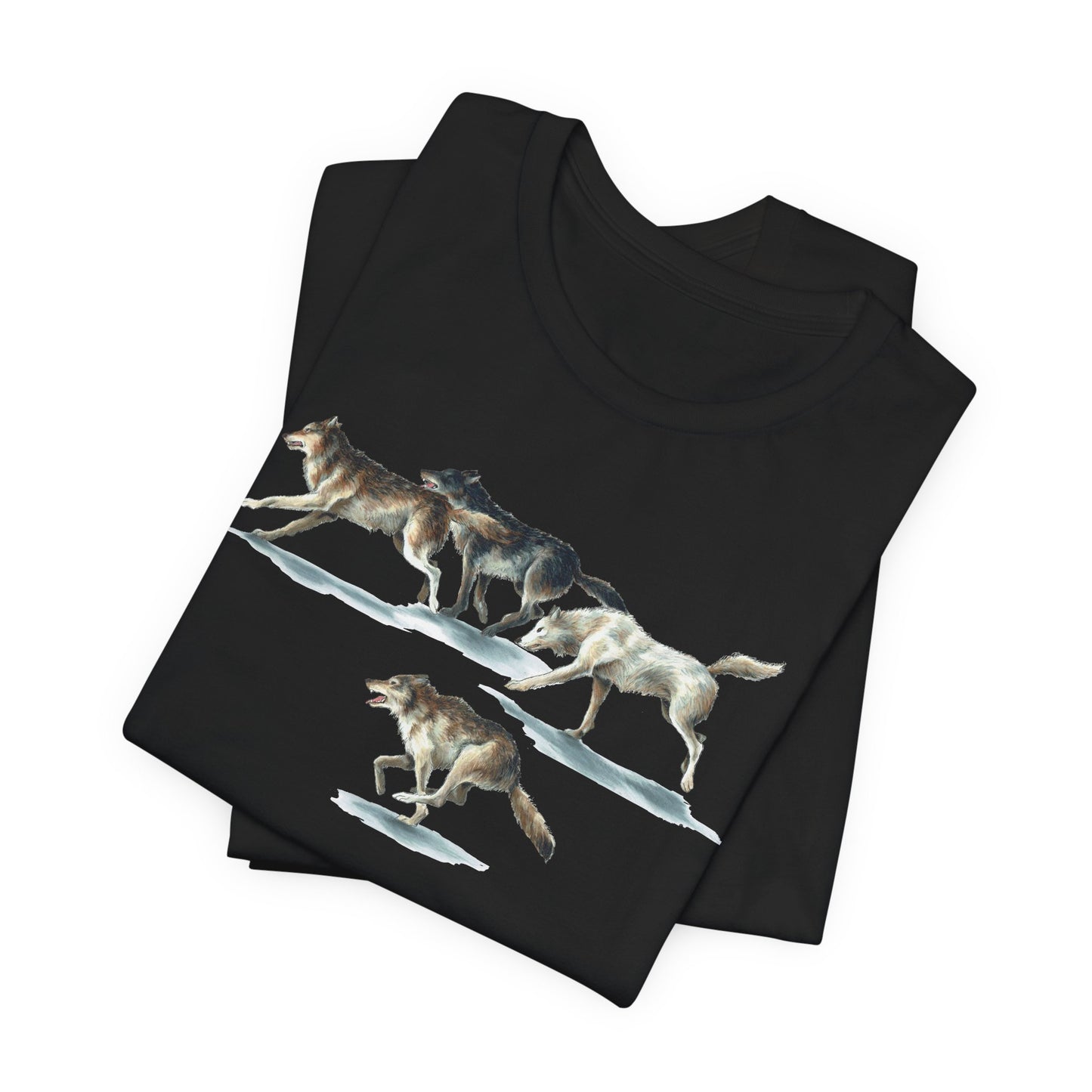Running Wolves T‑Shirt