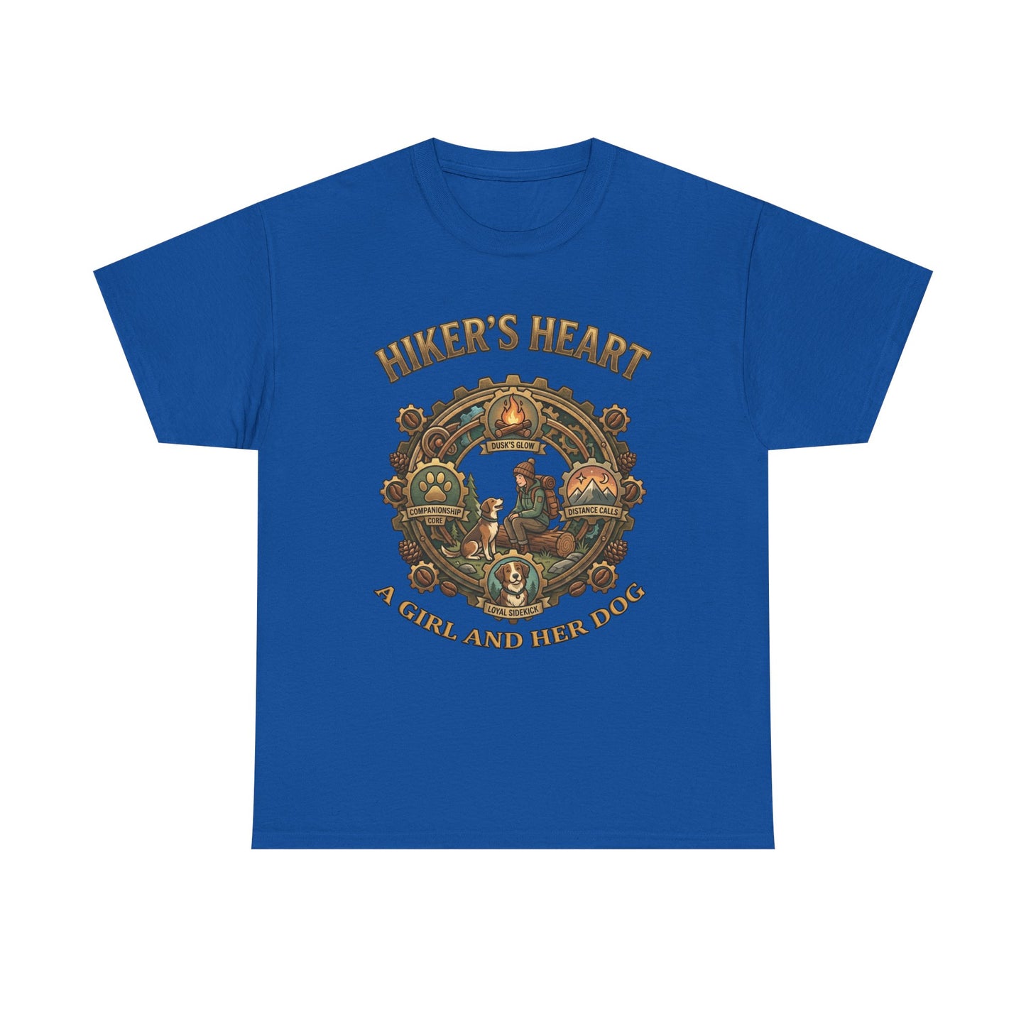 Hiker's Heart  — "A Girl and Her Dog" Vintage Outdoor Tee