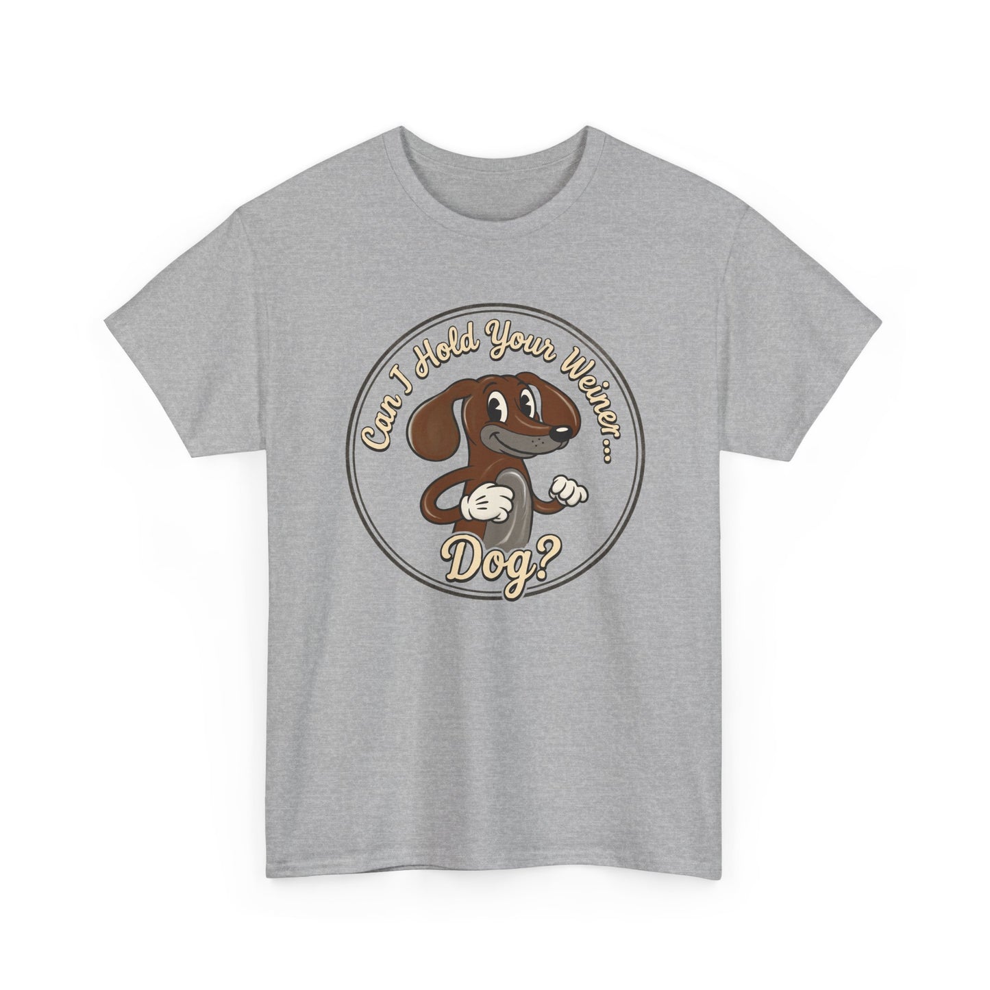 Vintage Cartoon  Weiner Dog T