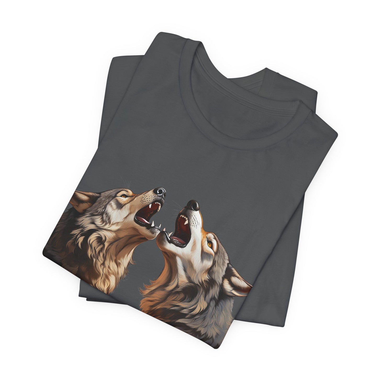 Dualing Wolf Howls - T‑Shirt