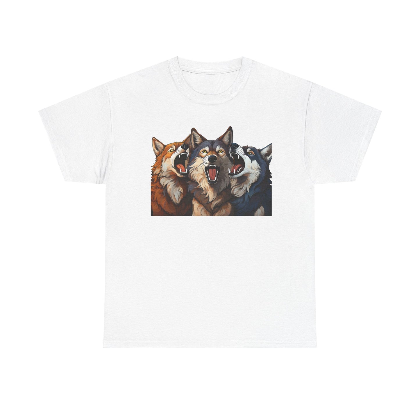 SINGING TRIO of WOLVES - T SHIRT