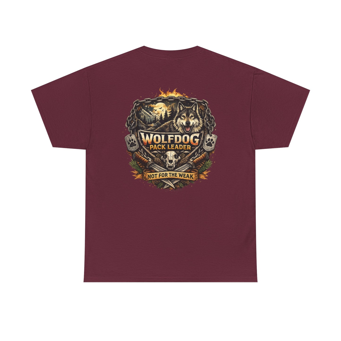 Wolfdog Pack Leader T-Shirt — 'Not For The Weak'