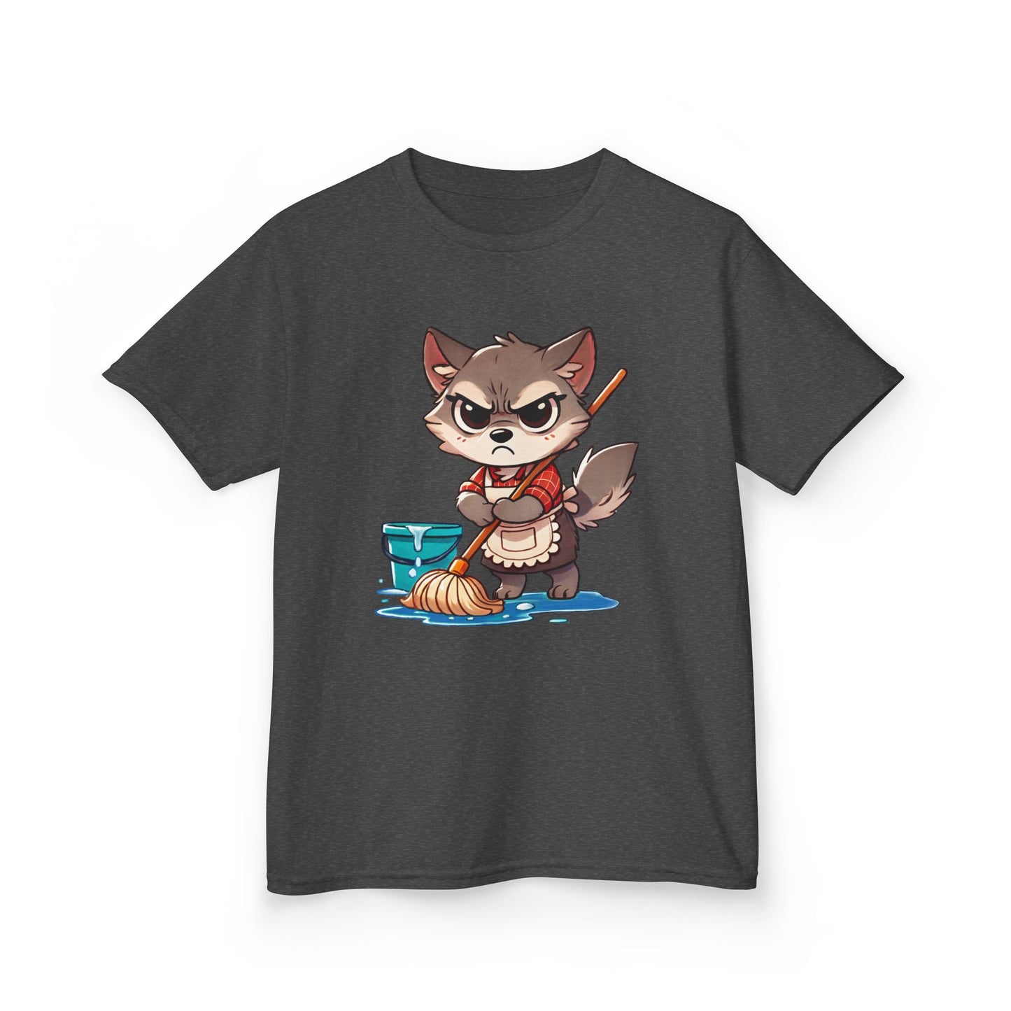 Grumpy Wolf Kid—Mop the Floor