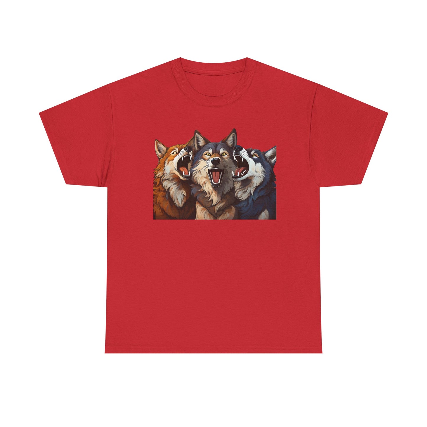 SINGING TRIO of WOLVES - T SHIRT