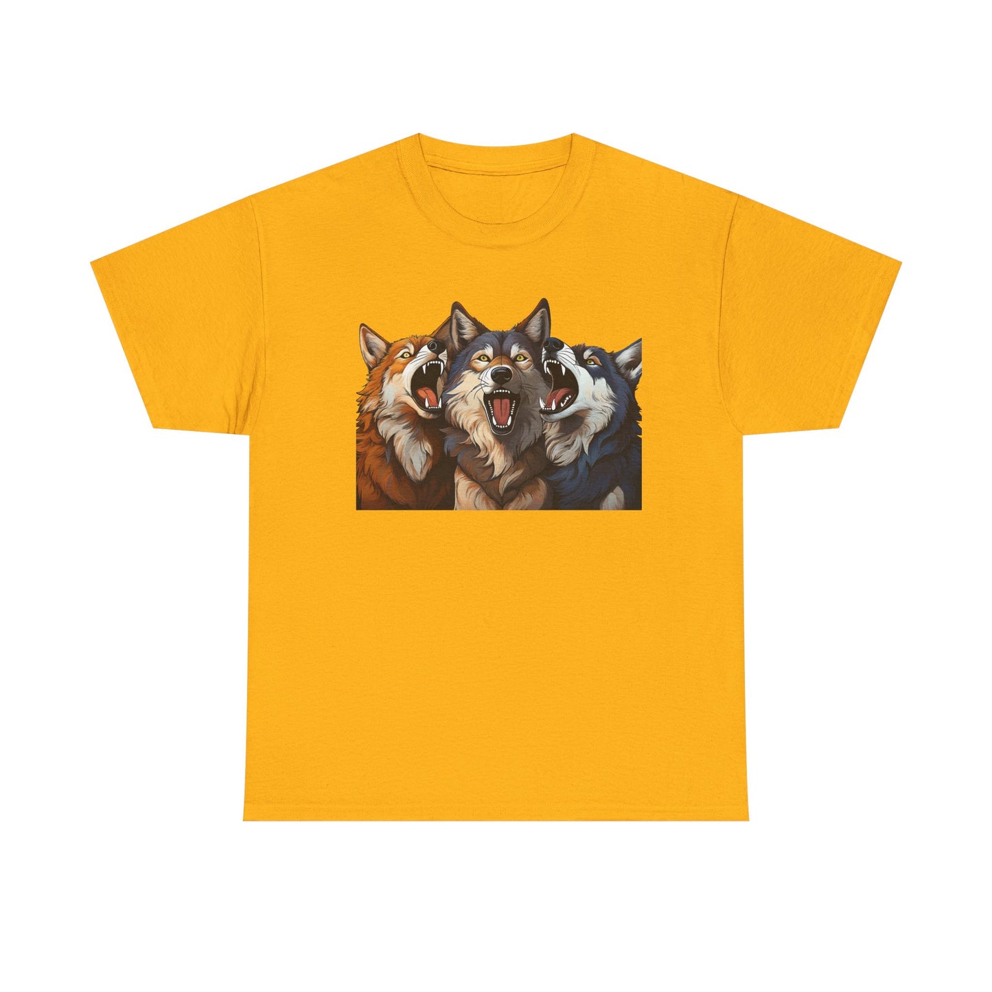 SINGING TRIO of WOLVES - T SHIRT