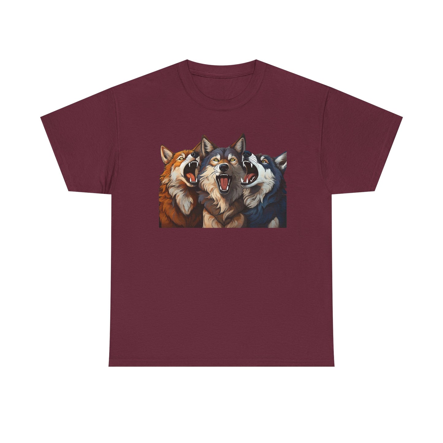 SINGING TRIO of WOLVES - T SHIRT