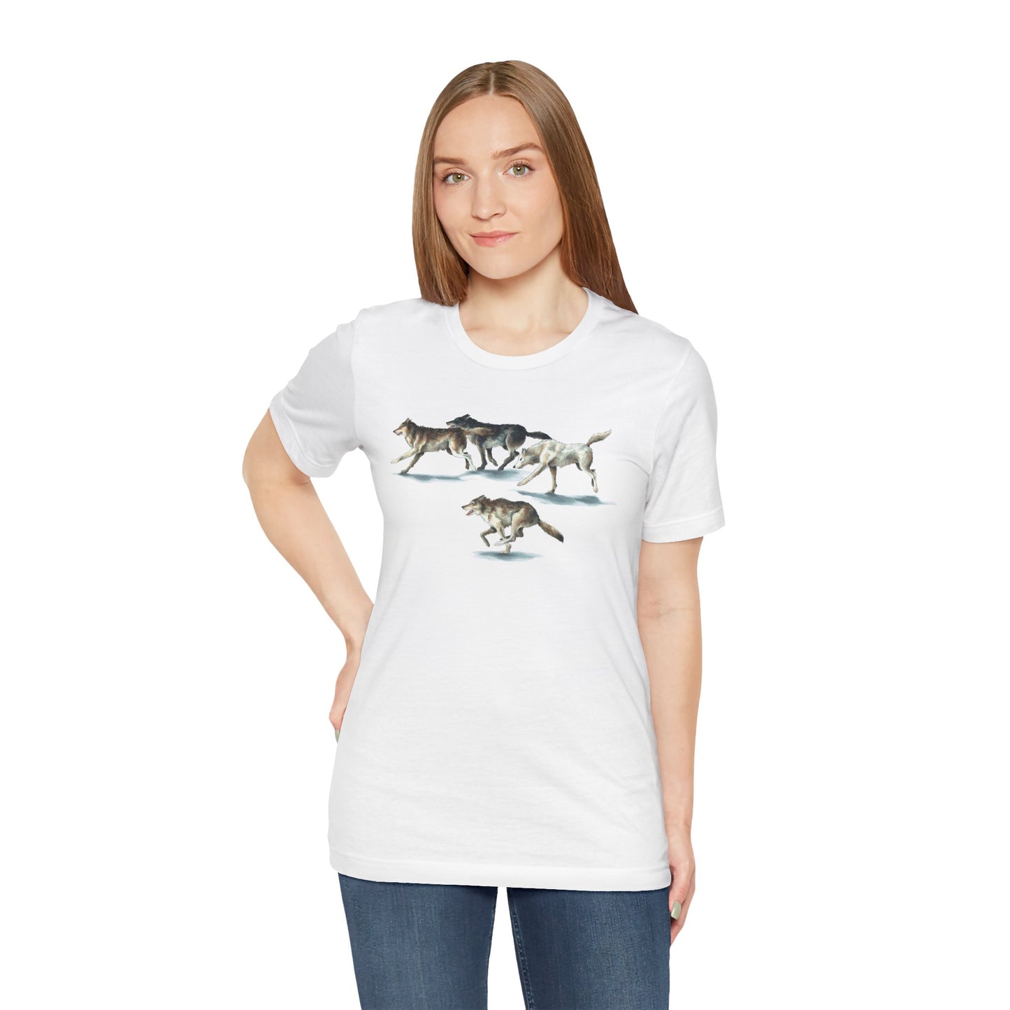 Running Wolves T‑Shirt