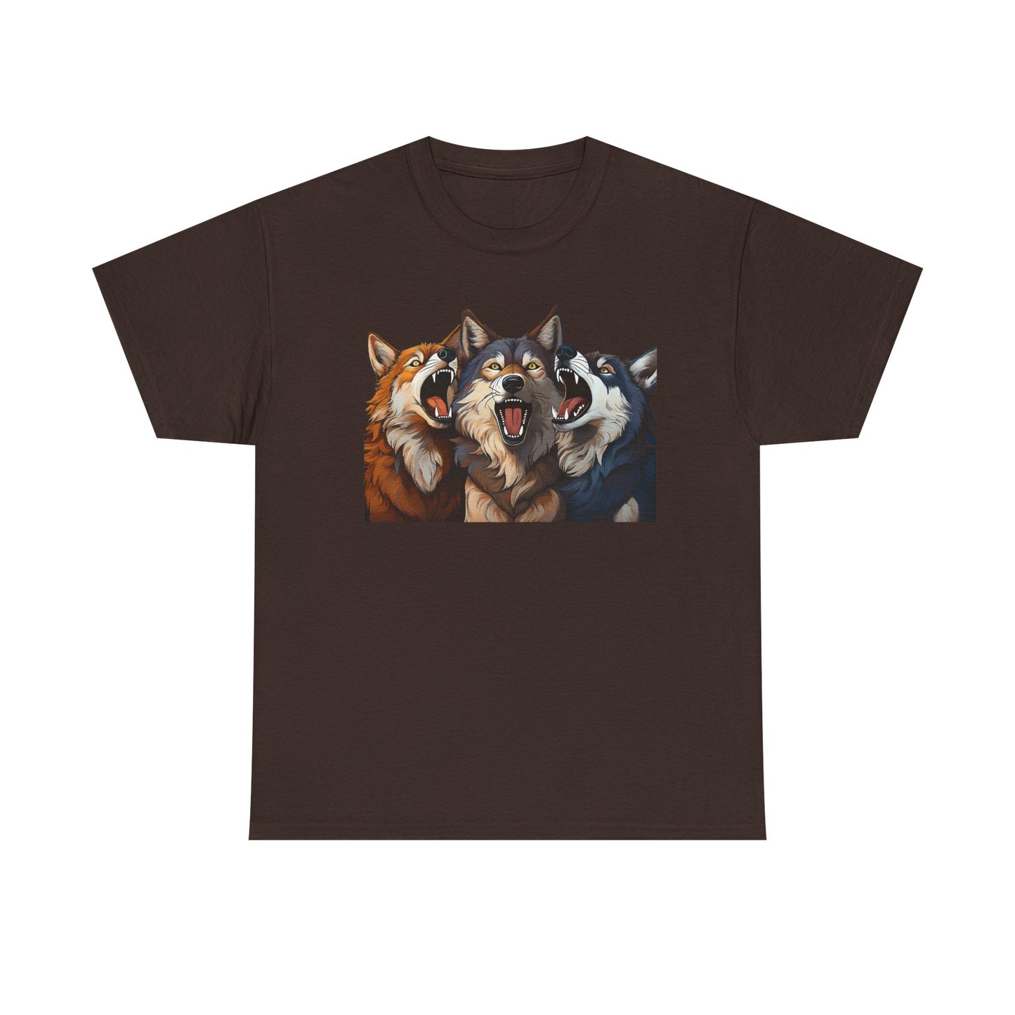 SINGING TRIO of WOLVES - T SHIRT