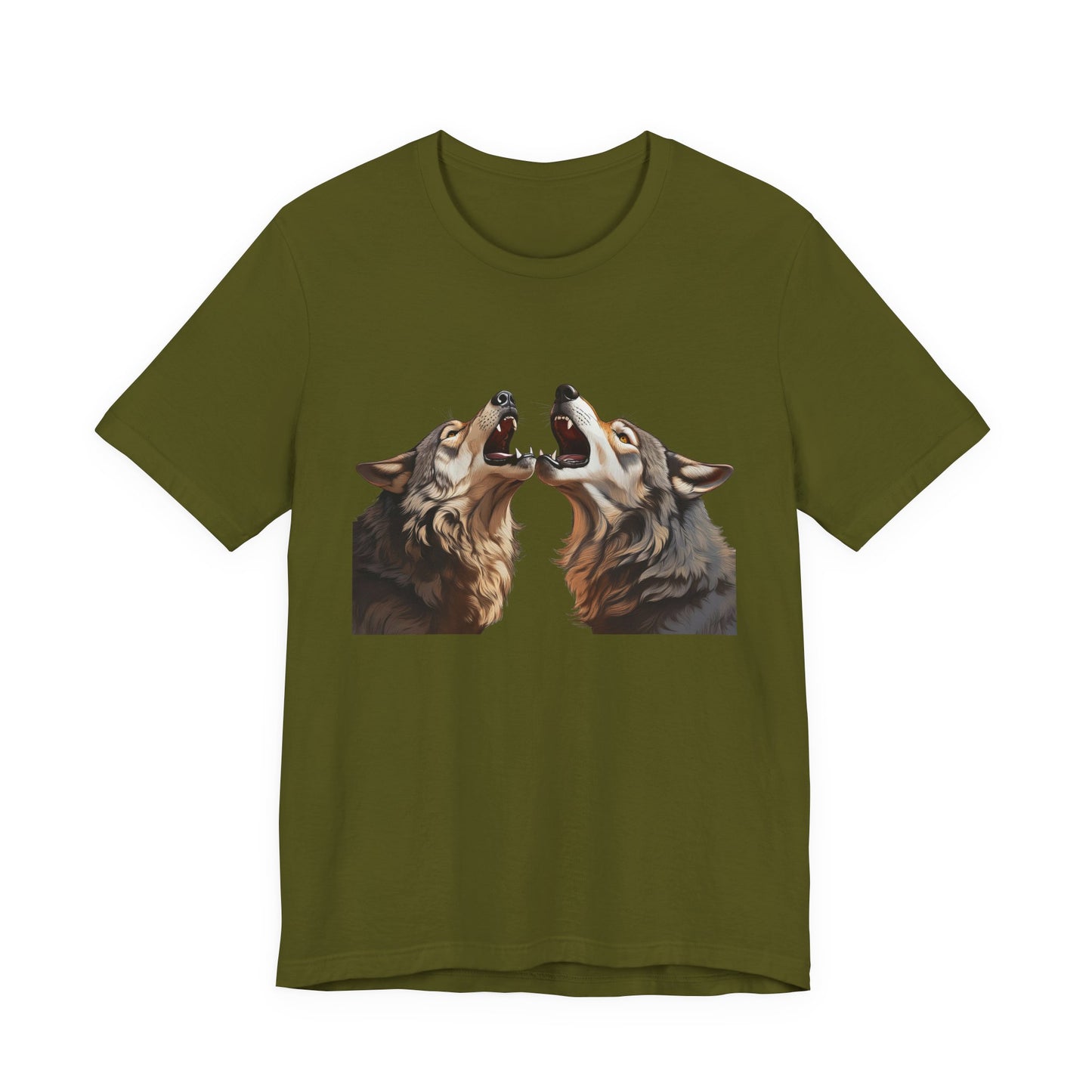 Dualing Wolf Howls - T‑Shirt