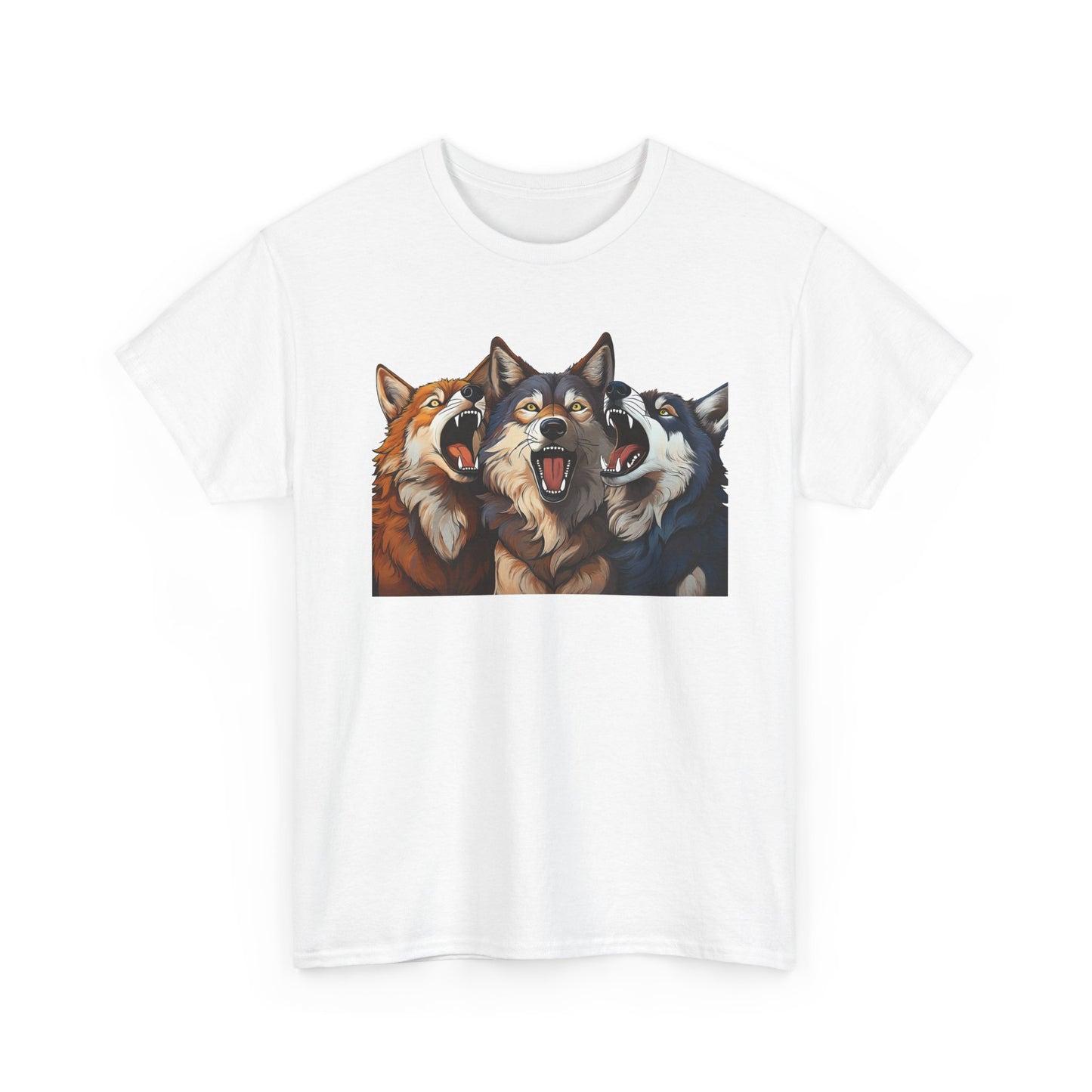 SINGING TRIO of WOLVES - T SHIRT