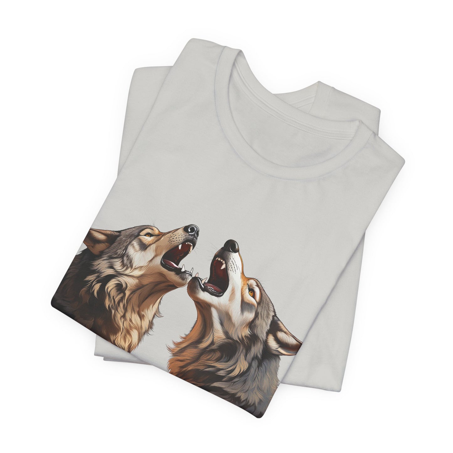 Dualing Wolf Howls - T‑Shirt