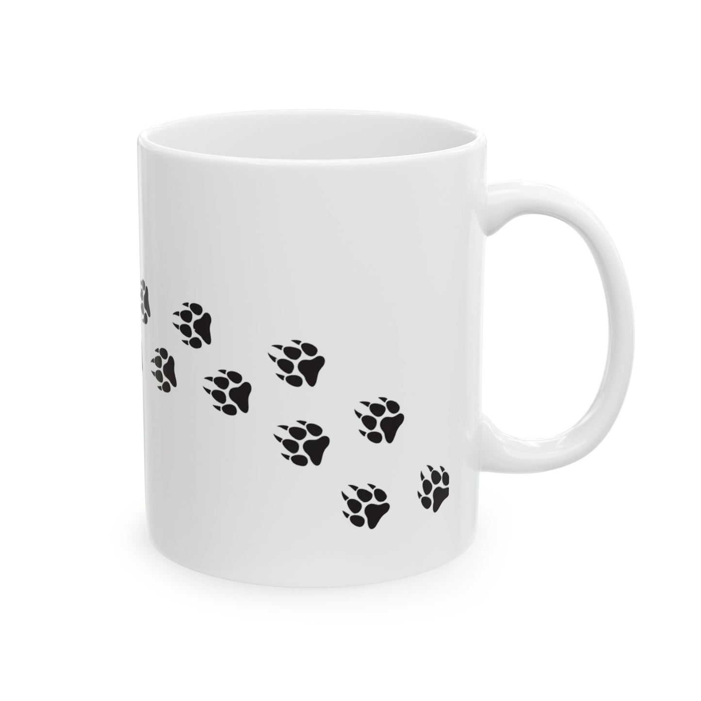 Wolf Tracks Coffee Mug (11oz, 15oz)