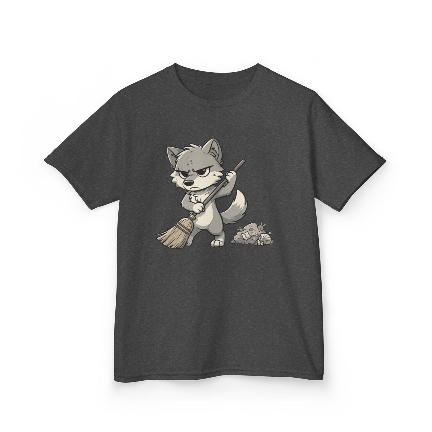 Grumpy Wolf Kid—Sweep the Floor