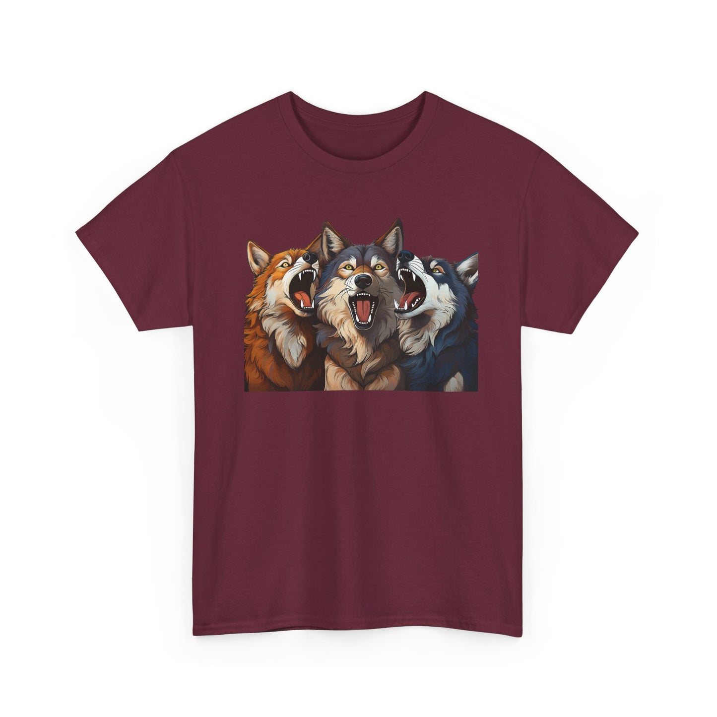 SINGING TRIO of WOLVES - T SHIRT