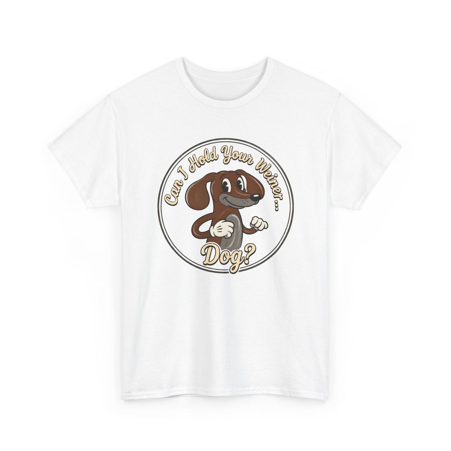 Vintage Cartoon  Weiner Dog T