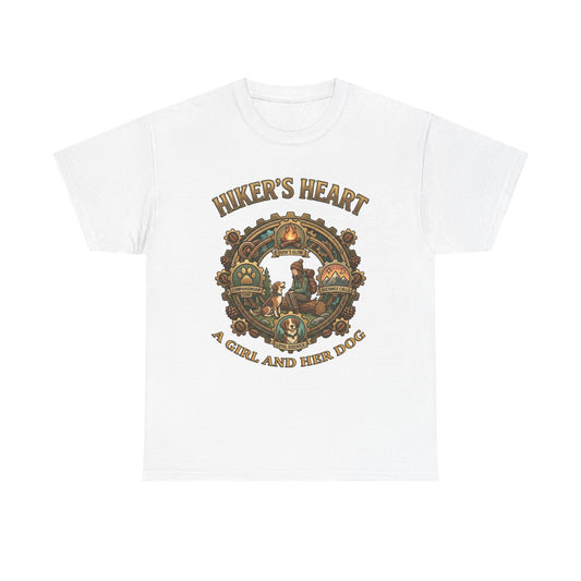 Hiker's Heart  — "A Girl and Her Dog" Vintage Outdoor Tee