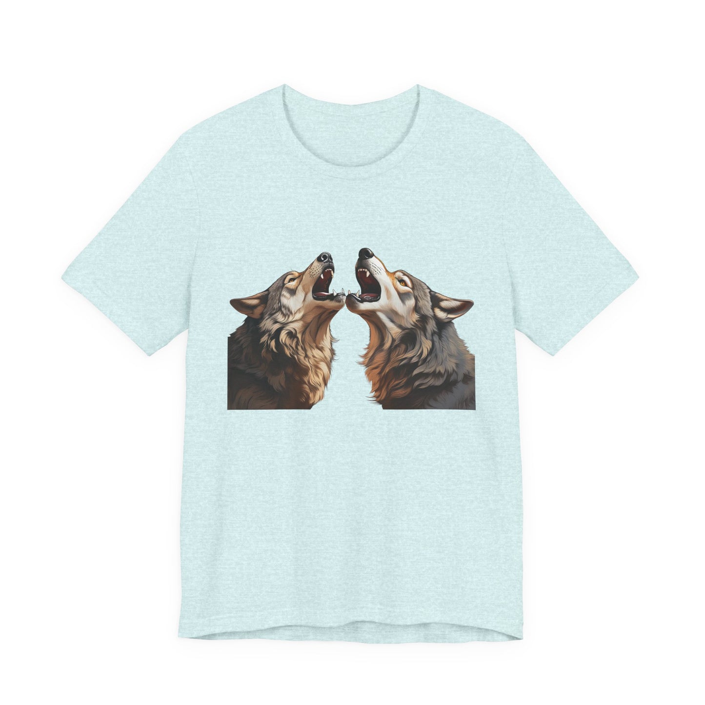 Dualing Wolf Howls - T‑Shirt