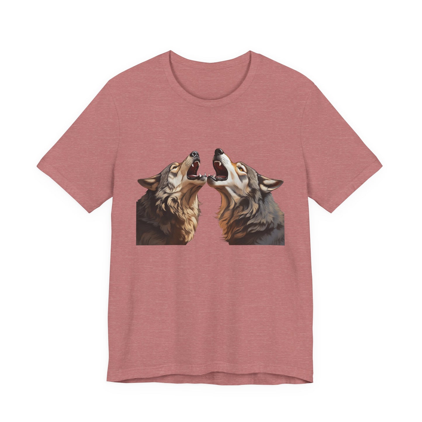 Dualing Wolf Howls - T‑Shirt