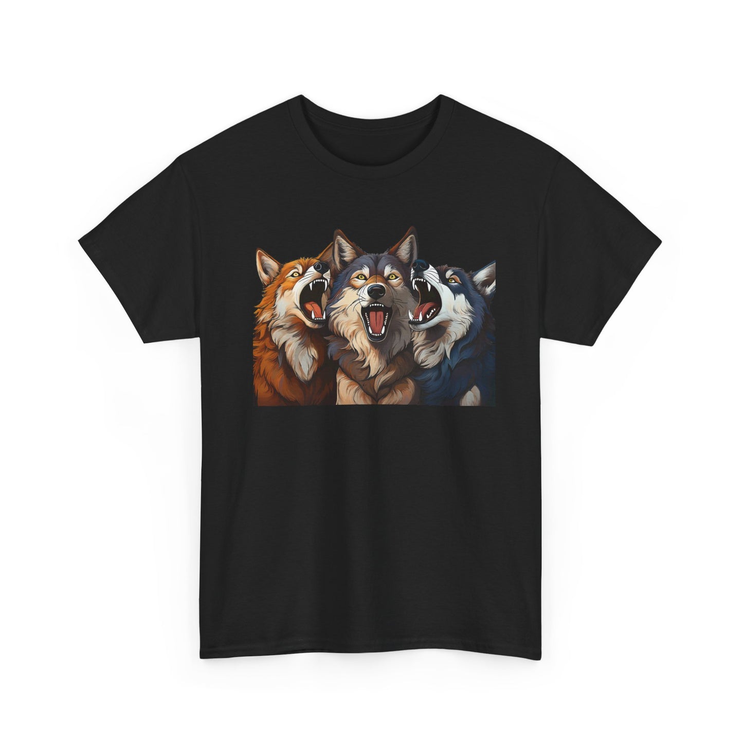 SINGING TRIO of WOLVES - T SHIRT