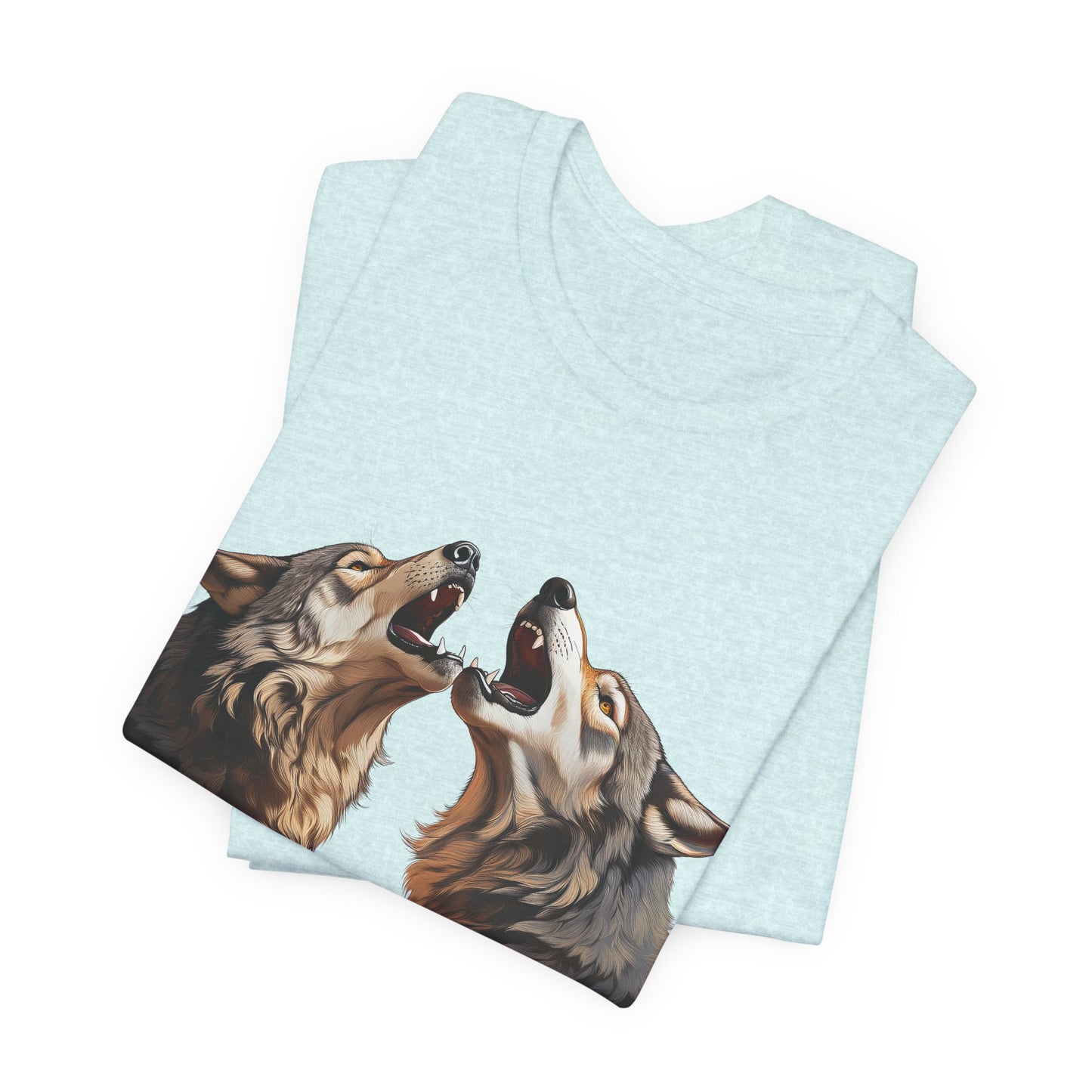 Dualing Wolf Howls - T‑Shirt