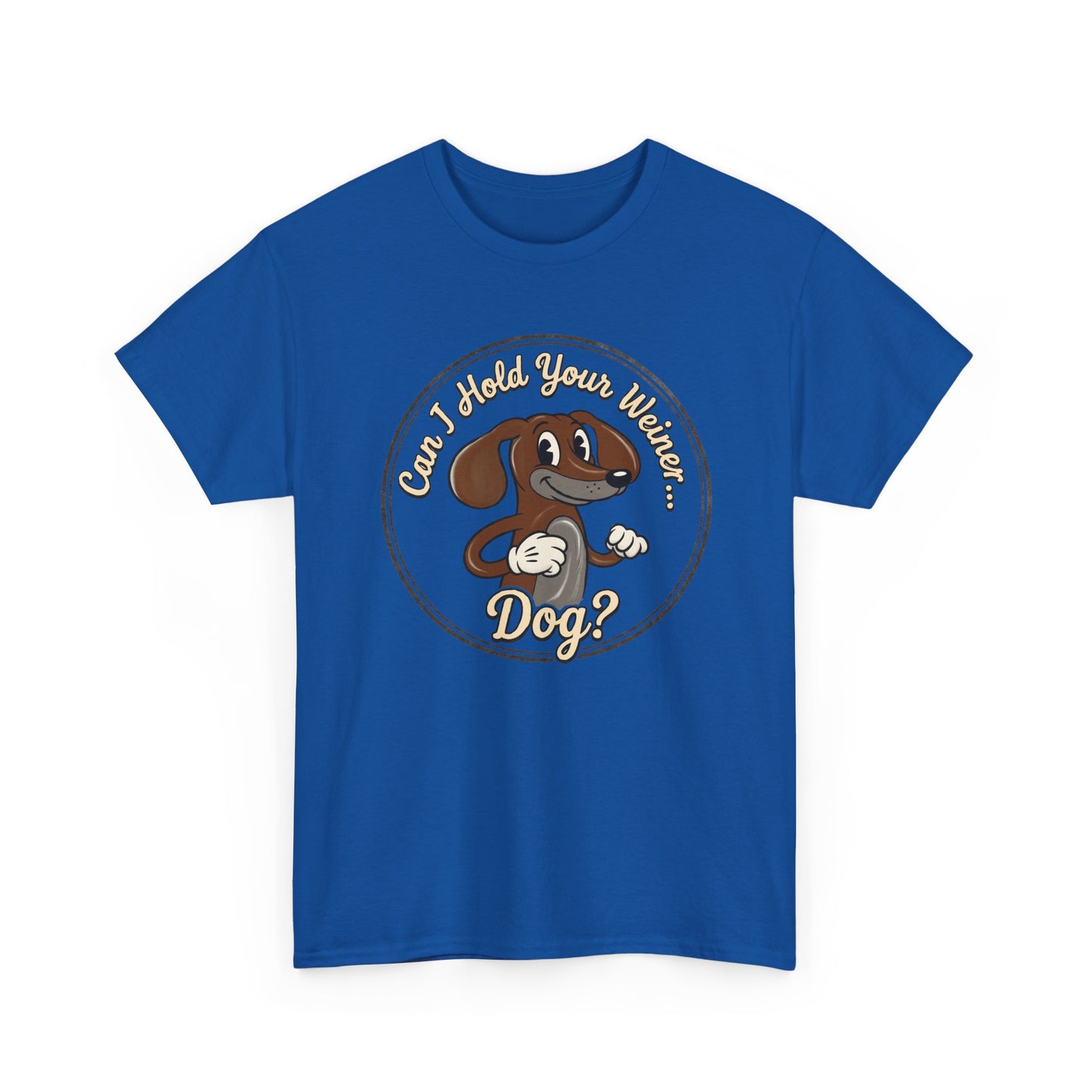 Vintage Cartoon  Weiner Dog T