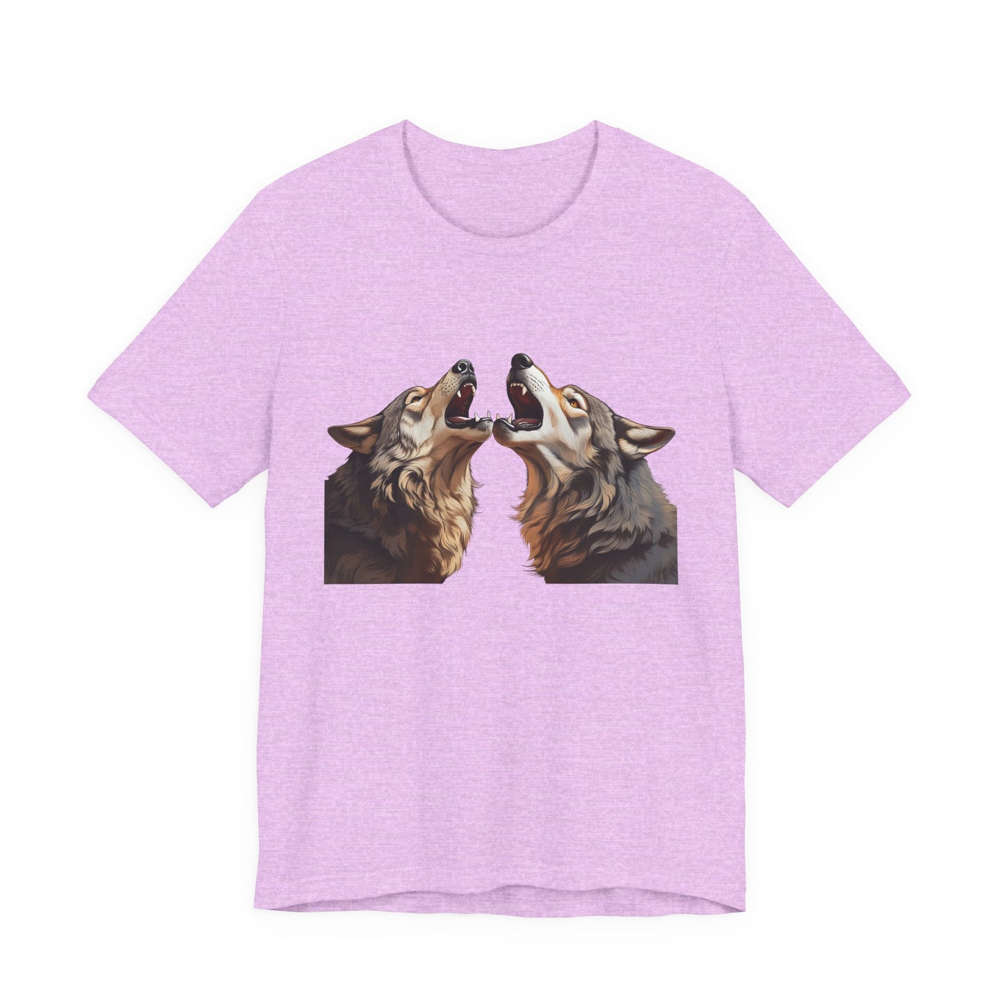 Dualing Wolf Howls - T‑Shirt