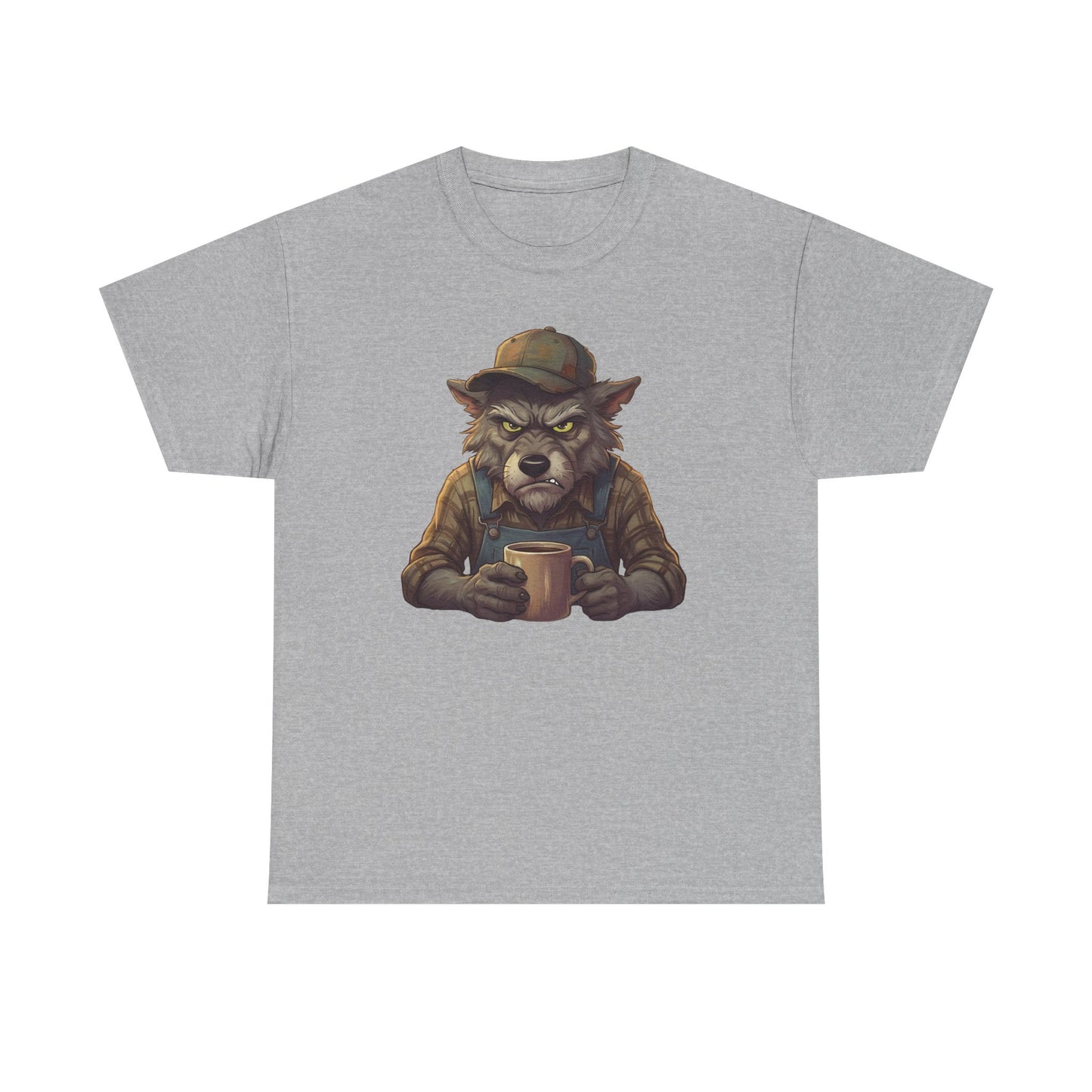 A Grumpy Wolf Graphic T‑Shirt