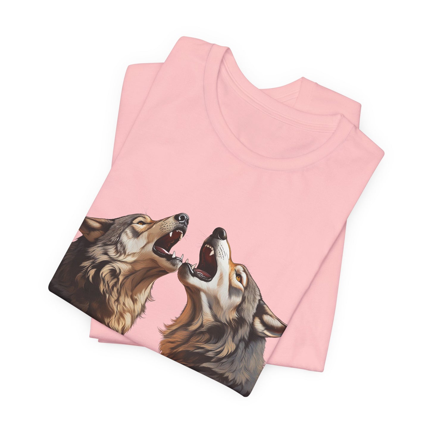 Dualing Wolf Howls - T‑Shirt