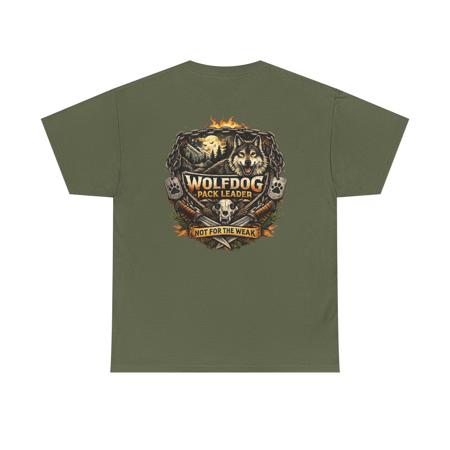 Wolfdog Pack Leader T-Shirt — 'Not For The Weak'